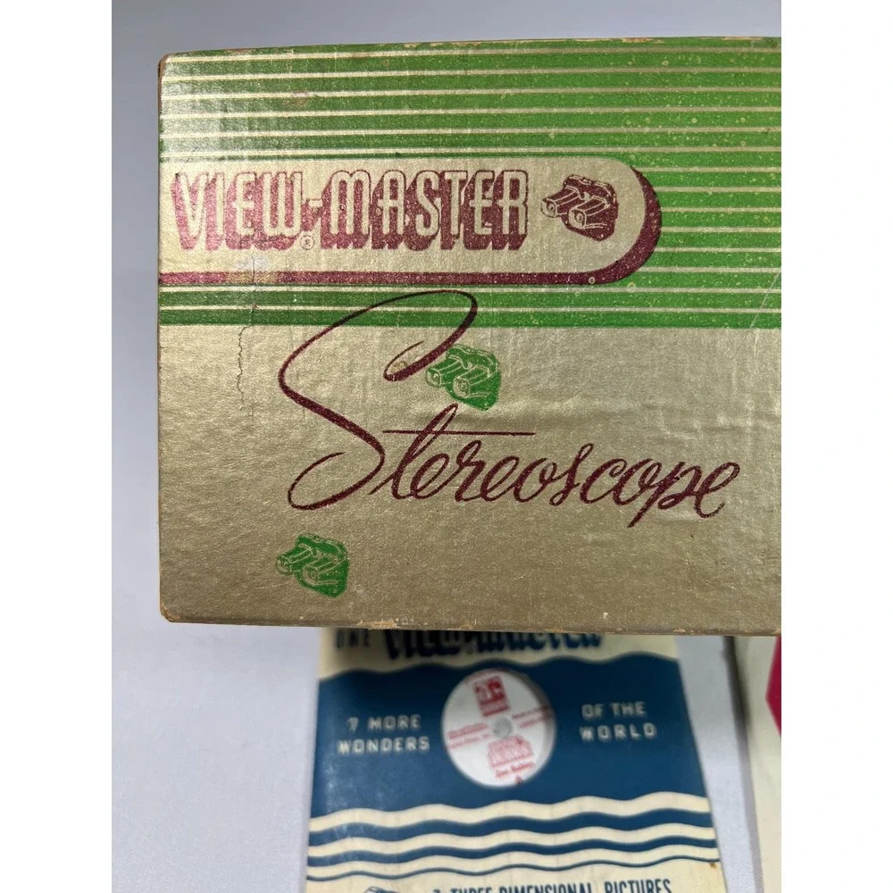 Vintage Sawyer's View-Master Model C Stereoscope Original Box Reel Sets